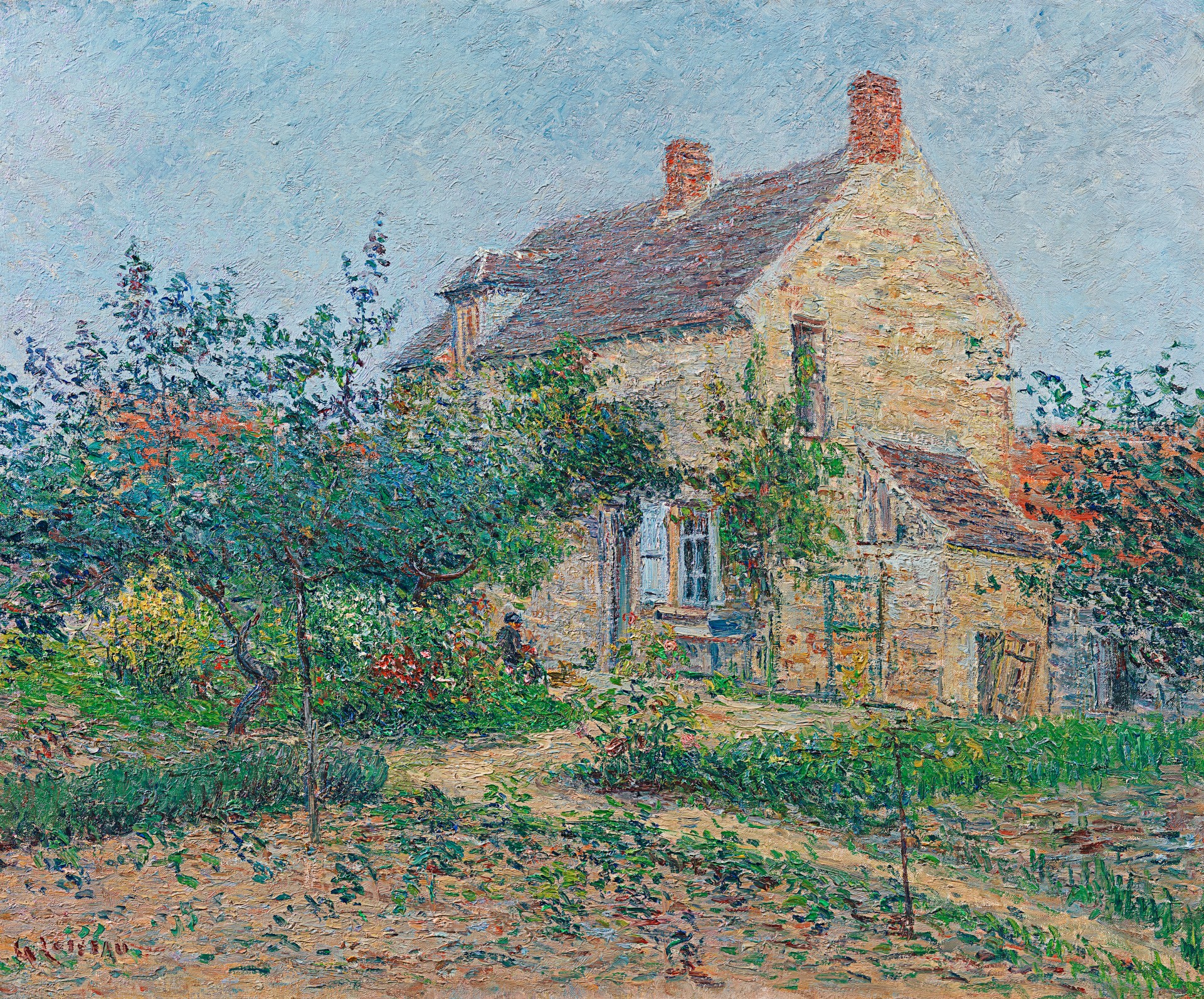 GUSTAVE LOISEAU、VILLAGE AU BORD DE L'EUR - mixersuli.hu