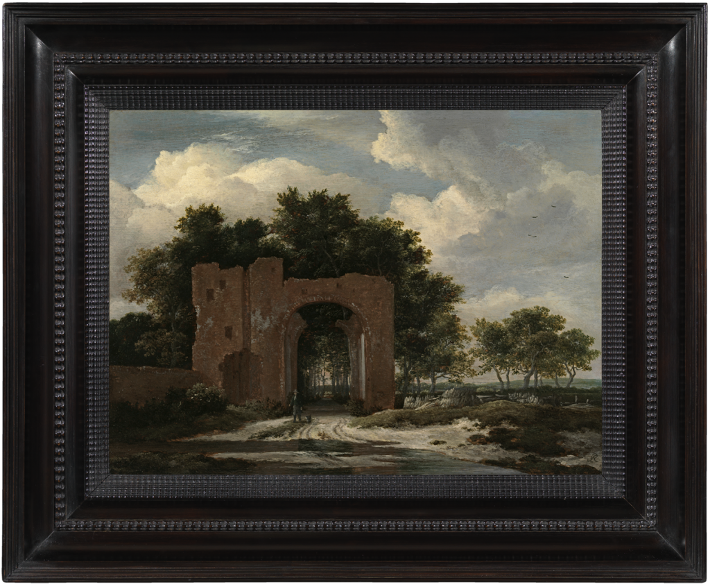 Jacob Isaacksz. van Ruisdael - A ruined castle gateway, probably the archway of Huis Ter Kleef near Haarlem