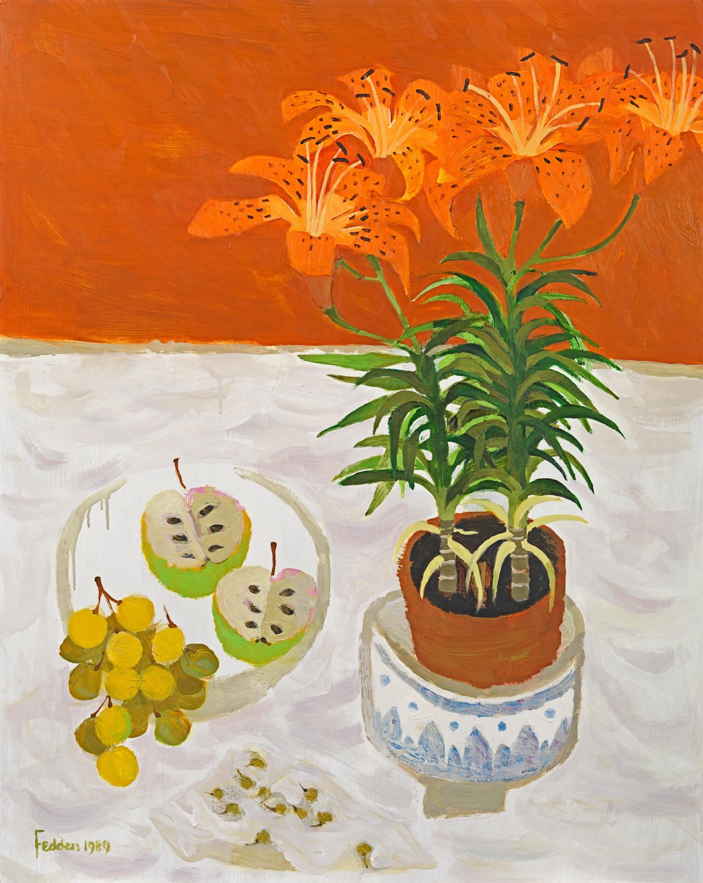 Mary Fedden - David's lilies