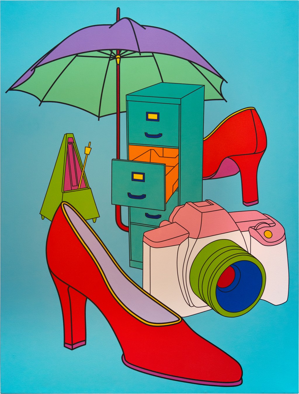 Sir Michael Craig-Martin - With red shoes