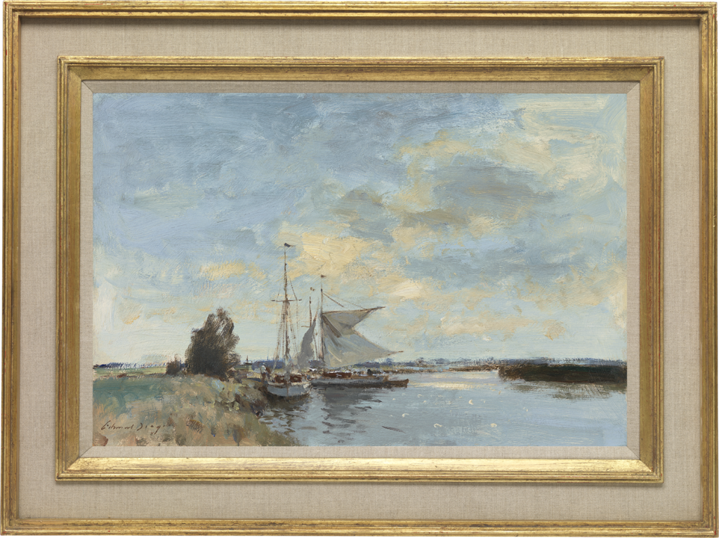 Edward Seago - Yachts on the River Ant