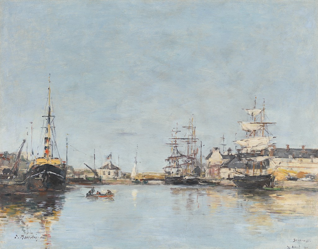 Eugene Boudin - Fécamp, le bassin