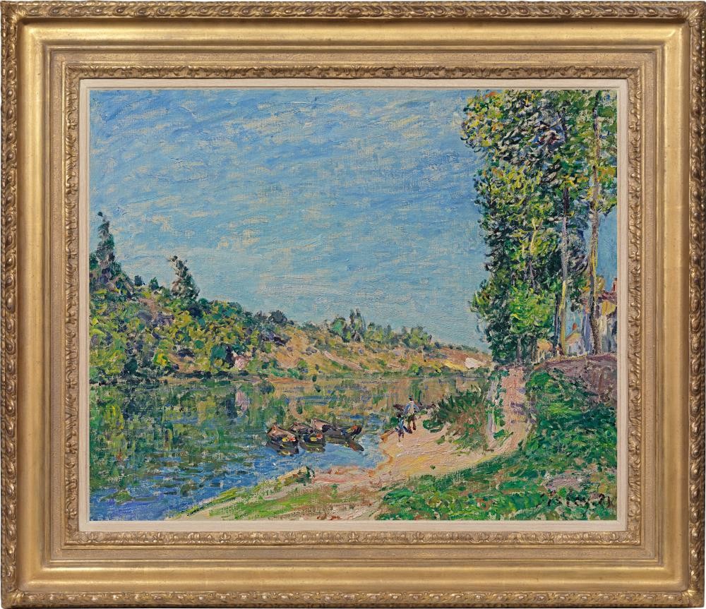 Alfred Sisley - Les coteaux de La Celle, après Saint-Mammès