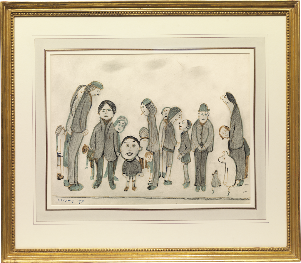 Laurence Stephen Lowry - Study of people and animals