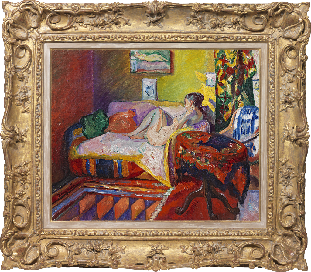 Henri Manguin - Nu sur un canapé