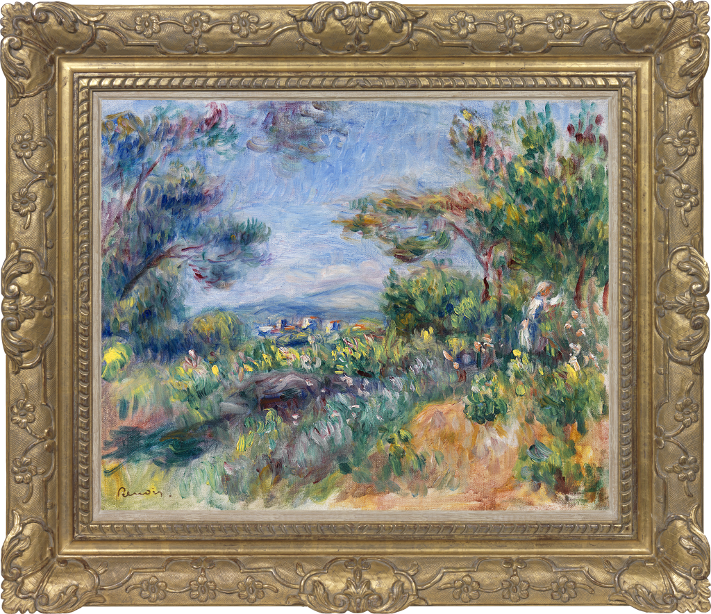 Pierre-Auguste Renoir - Femme dans un paysage, Cagnes