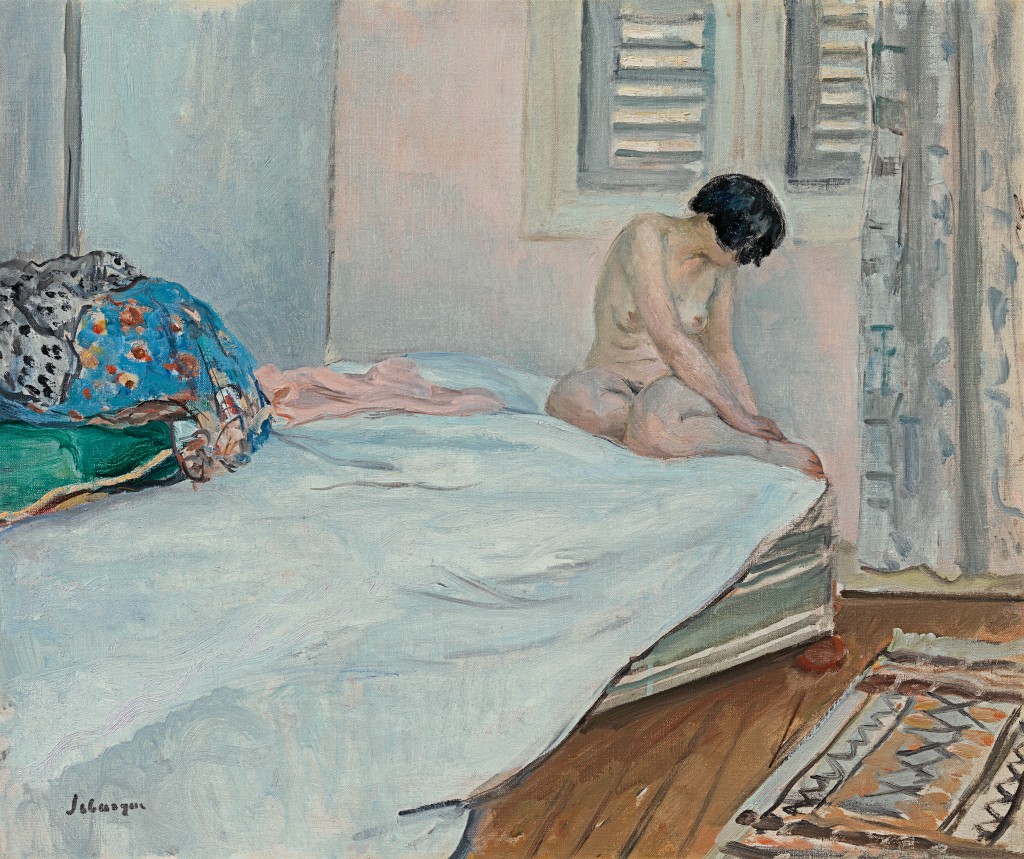 Henri Lebasque - Nu assis au pied du lit, le Cannet