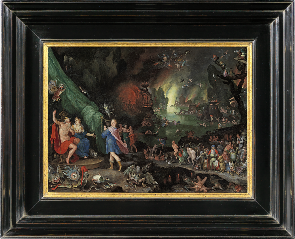 Jan Brueghel The Elder - Orpheus playing to Pluto and Proserpine