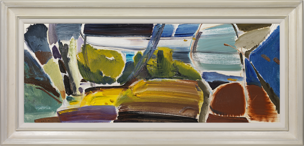 Ivon Hitchens - Landscape, spaces of woods and hills