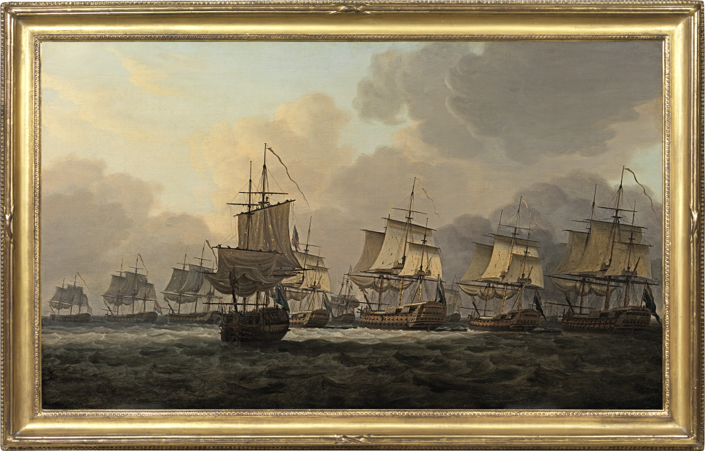 Dominic Serres - Vice-Admiral Parker's action with the Dutch Fleet on the Dogger Bank,5th August 1781