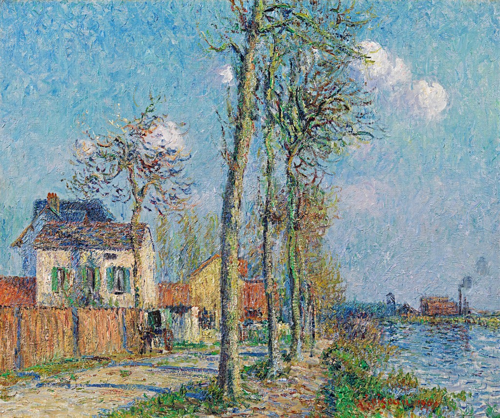 Gustave Loiseau - Le Quai du Pothuis à Pontoise