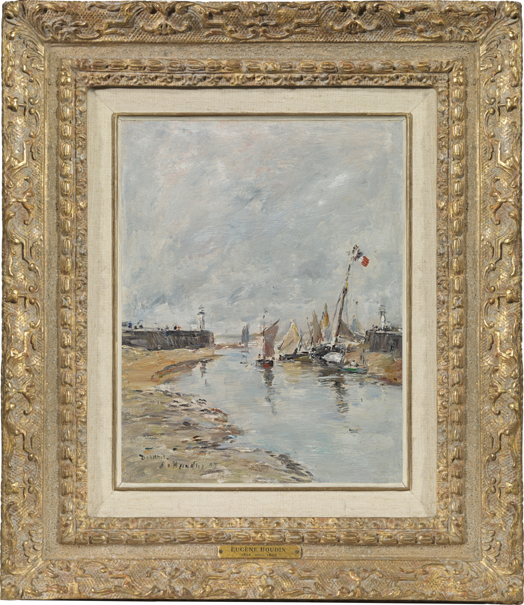 Eugene Boudin - La marée montante à Trouville