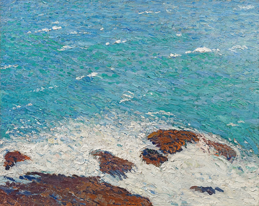 Henri Martin - Mer et rochers