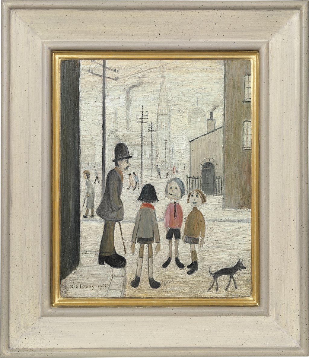 Laurence Stephen Lowry - A street