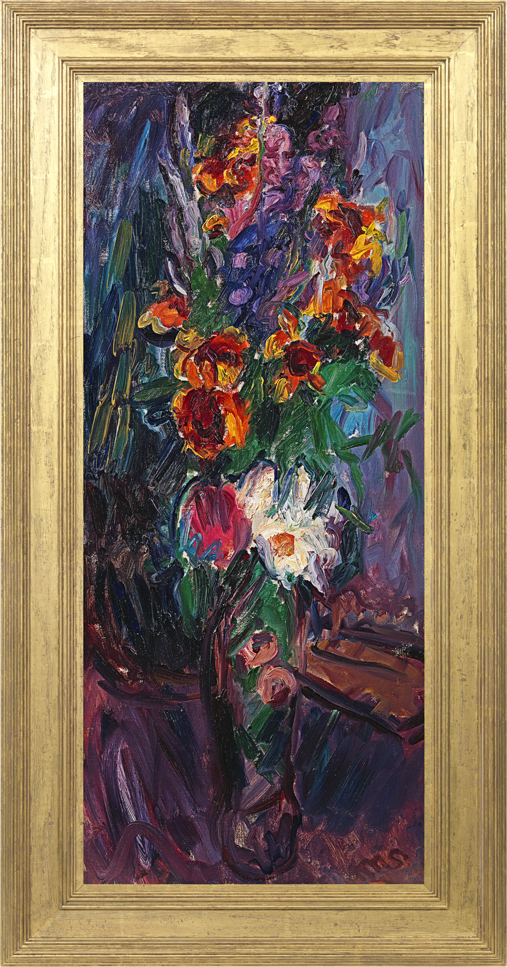 Sir Matthew Smith - Mixed flowers in a vase