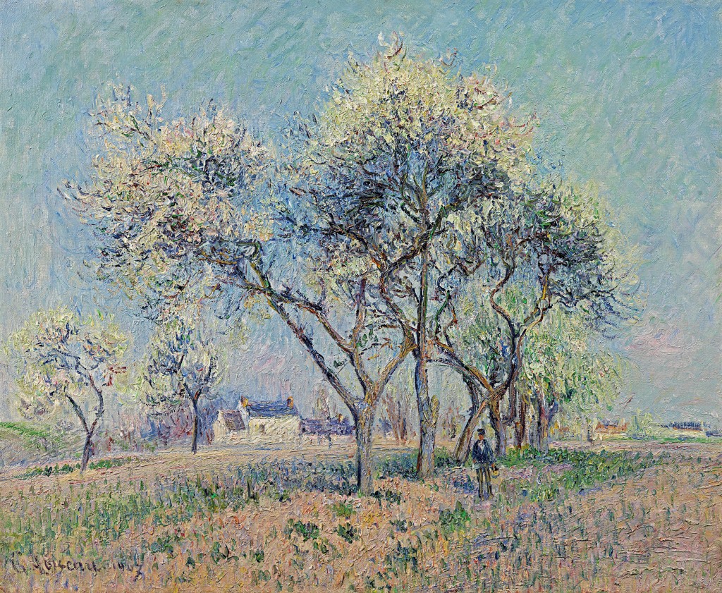 Gustave Loiseau - Pruniers en fleurs, Ennery