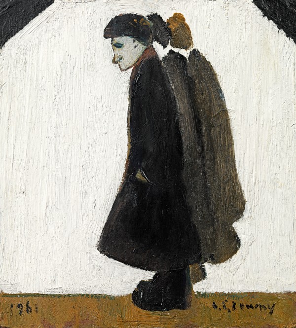 Laurence Stephen Lowry - Man looking at something