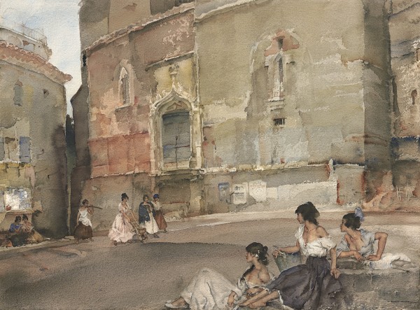 Sir William Russell Flint - Tension, Lucenay- Les-Trois-Tours