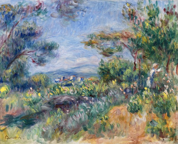 Femme dans un paysage, Cagnes