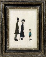 Laurence Stephen Lowry - The family outing