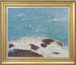 Henri Martin - Mer et rochers