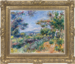 Pierre-Auguste Renoir - Femme dans un paysage, Cagnes