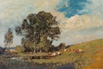 Edward Seago - The Meadow Pond - Norfolk