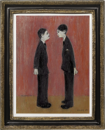 Laurence Stephen Lowry - Two men talking