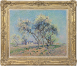 Gustave Loiseau - Pruniers en fleurs, Ennery