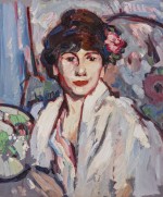 John Duncan Fergusson - Rose in the hair