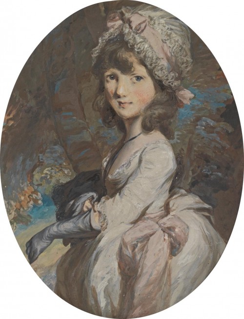 Daniel Gardner - Portrait of Caroline Rumbold, later Mrs Adolphe-Lazare ...