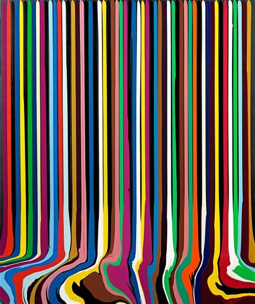 Ian Davenport - Puddle Painting: Jazz