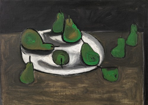 William Scott - Pears on a plate