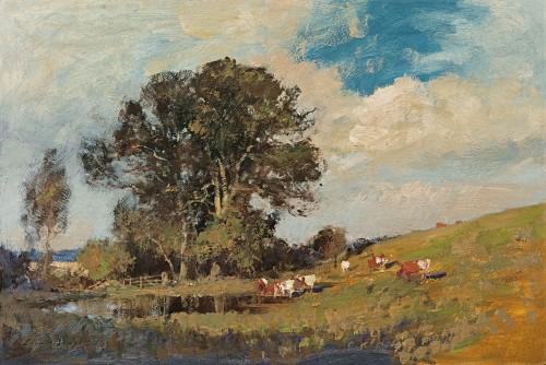 Edward Seago - The Meadow Pond - Norfolk