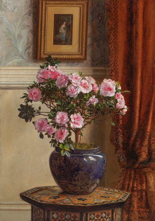 Jessica Hayllar - A pink azalea