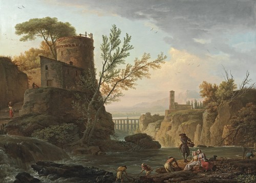 Claude-Joseph Vernet - The grand cascade at Tivoli