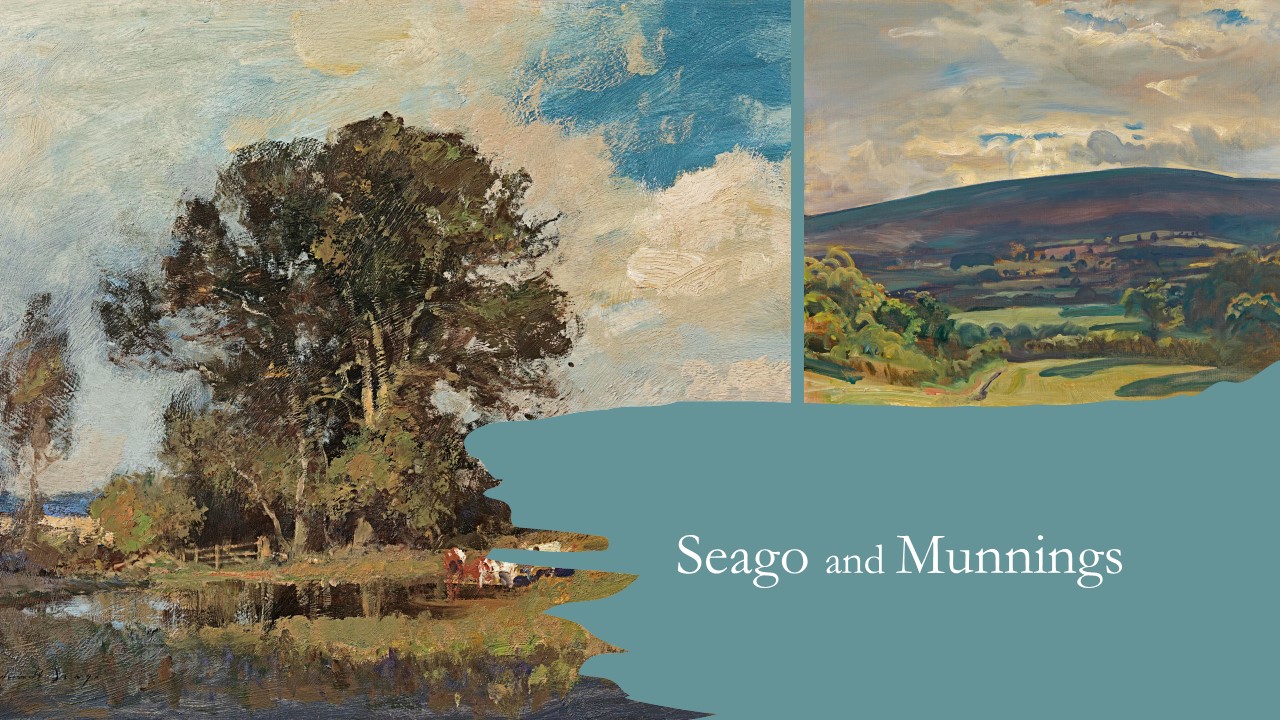 SIR ALFRED MUNNINGS AND EDWARD SEAGO: EAST ANGLIAN ARTISTS